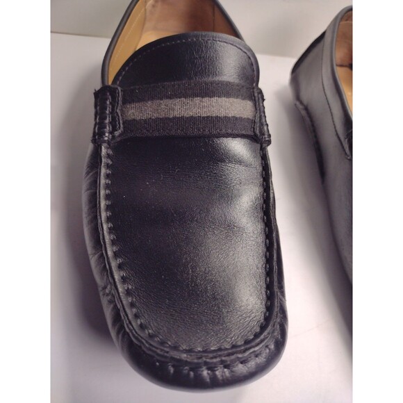Bally Men\'s Waltec Walker Black Leather Driving Loafers Size 10 US main image 4